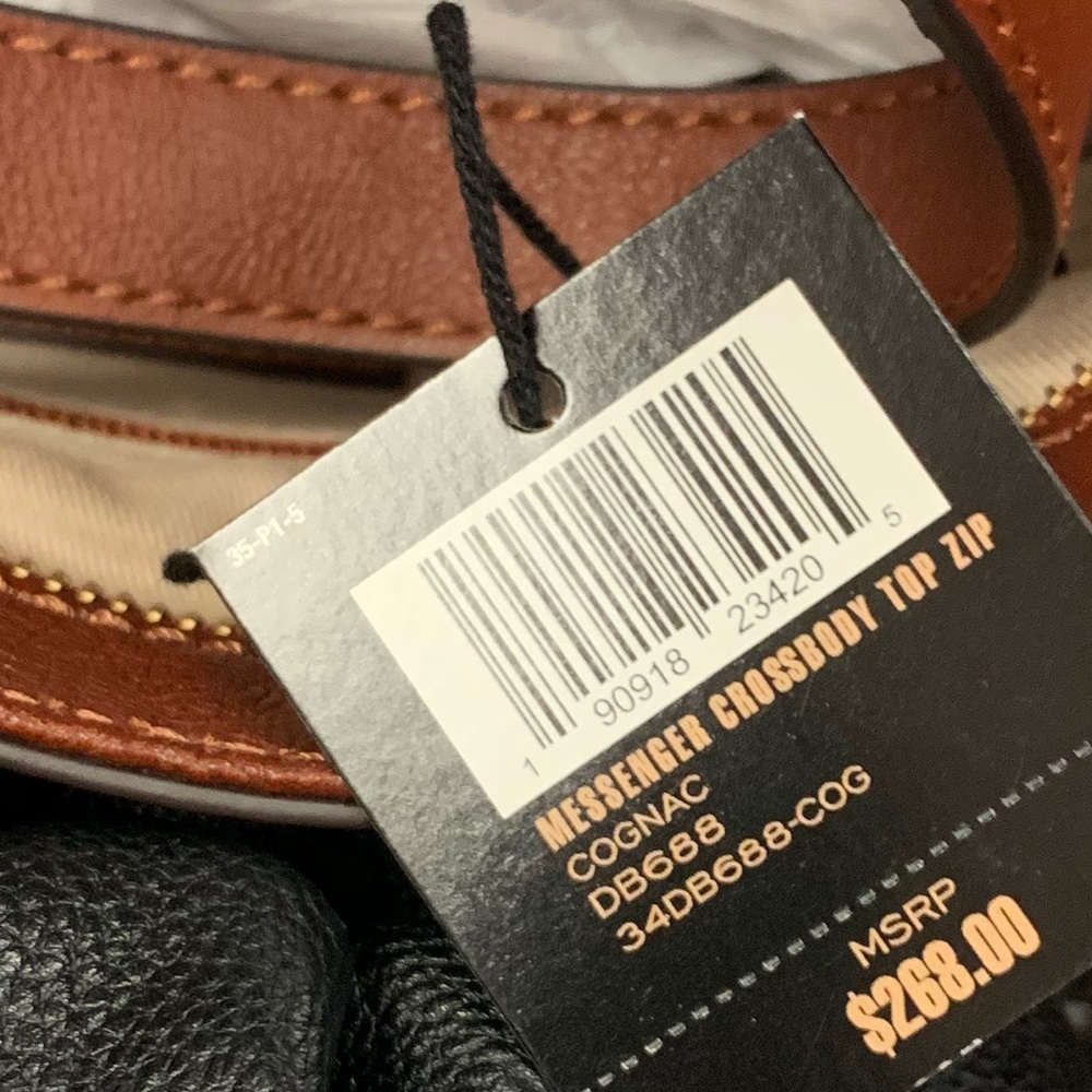 ✅SOLD! FRYE Messenger Crossbody Top Zip - Picture 8 of 8
